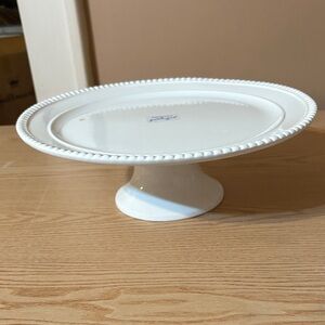 Classic White Porcelain Cake Stand